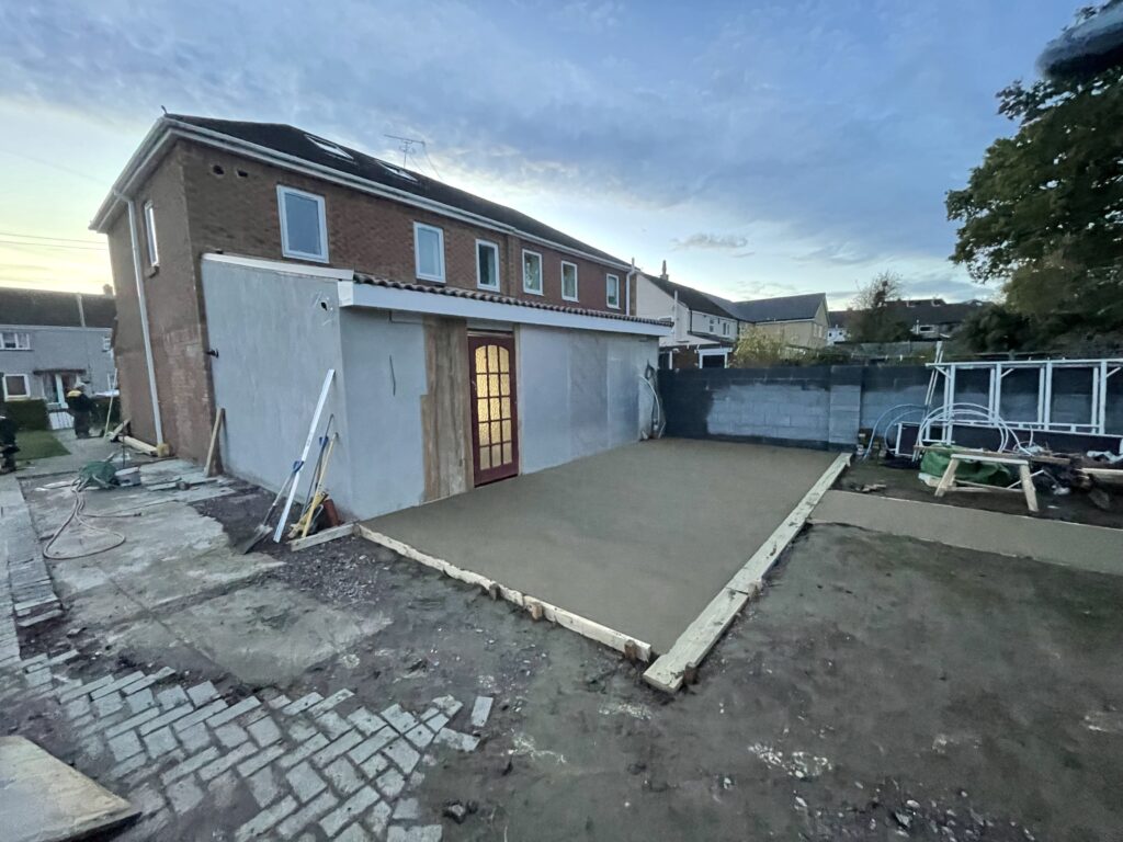 Spacious home extension with modern open-plan design in Bristol.