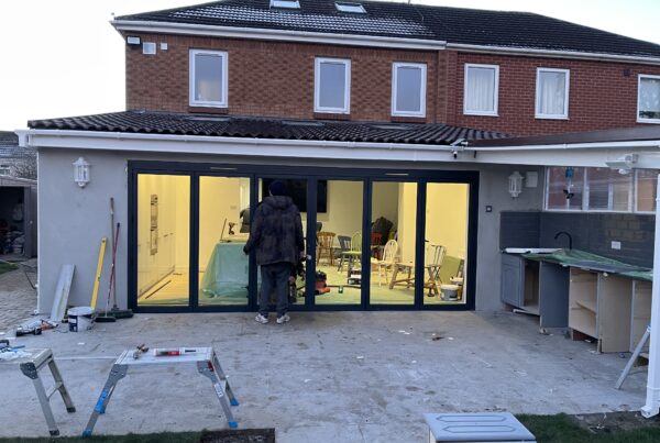 Newly built modern home in Bristol by GMGS Bristol Developments.