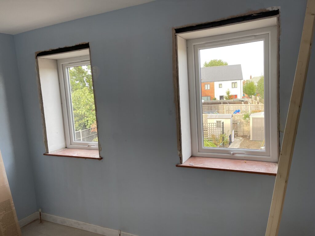 Custom cabinetry in renovated Bristol kitchen